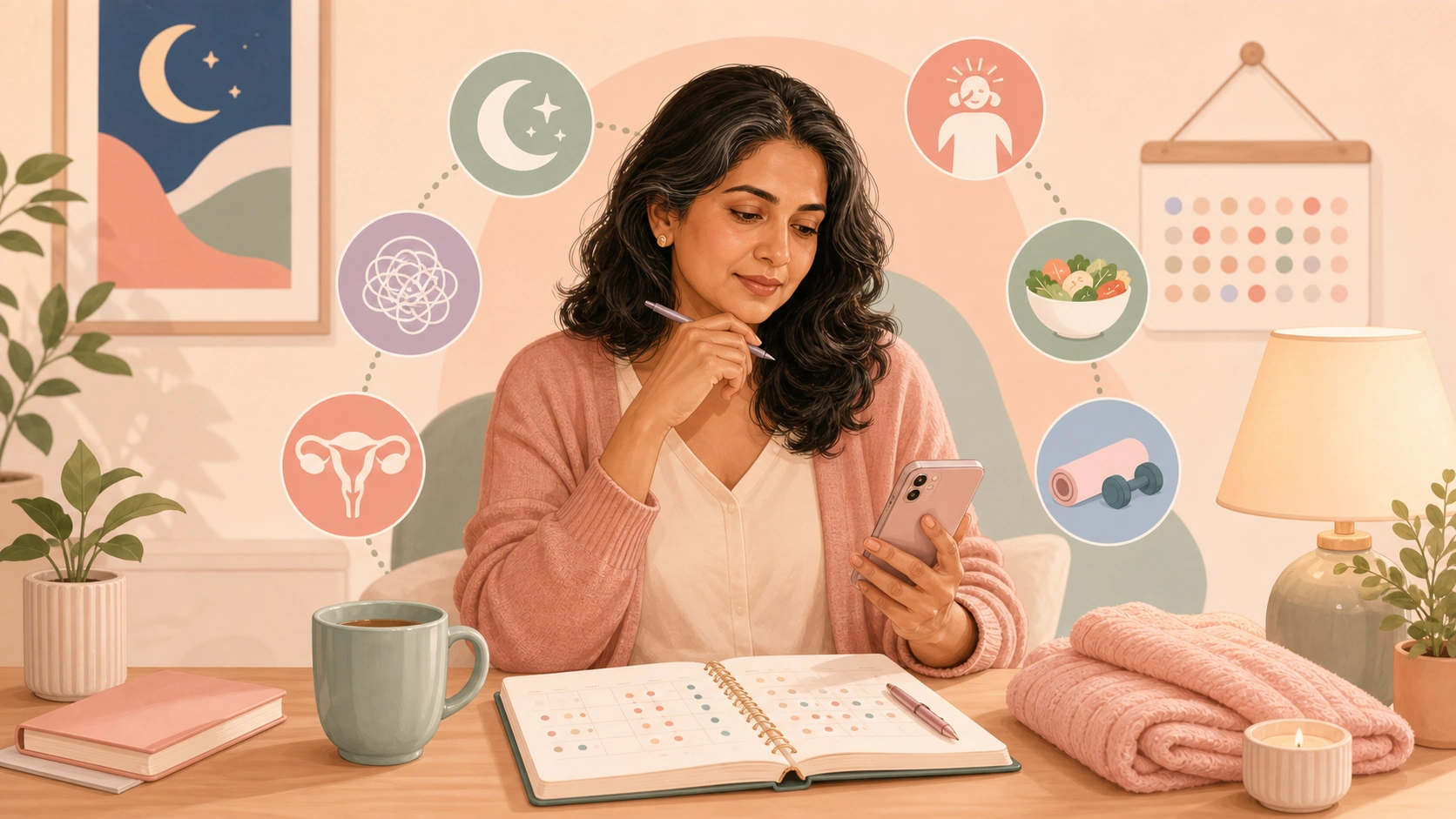 FlowHer article illustration: why period pain sometimes gets worse